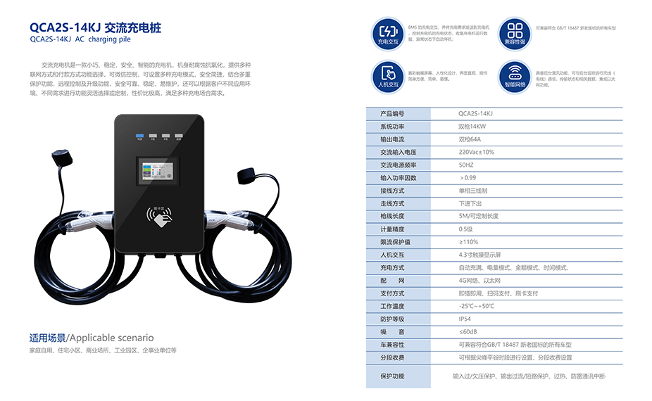 QCA2S-14KJ交流充电桩(图1)